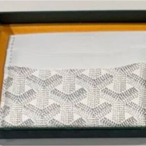 Goyard White Card Holder - Brand New w/ Box